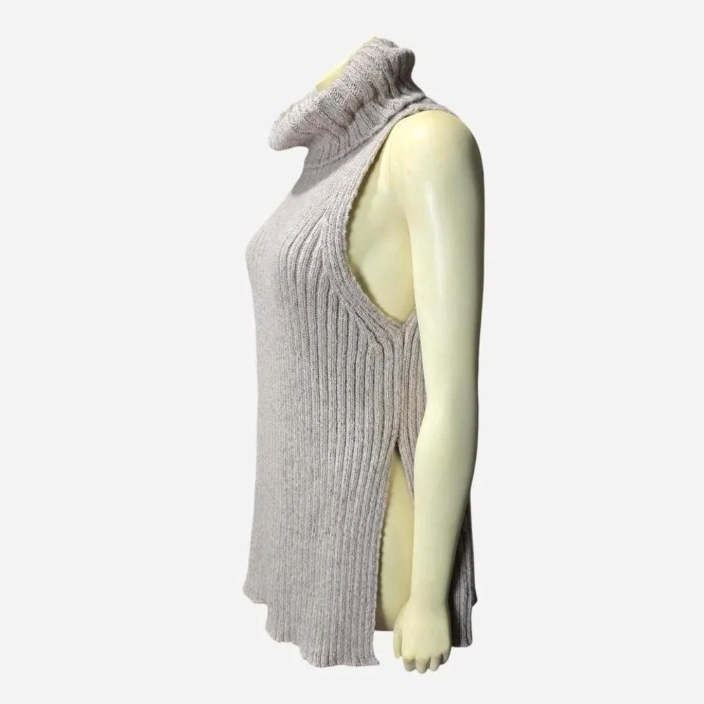 Zara turtle‎ neck sleeveless sweater dress